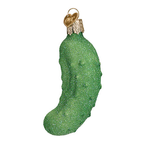 Old World Christmas Glistening Pickle - No Box Nb1259
