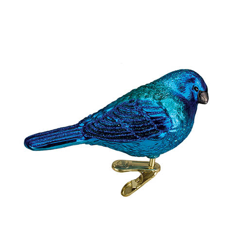 Old World Christmas Indigo Bunting  - No Box Nb1222