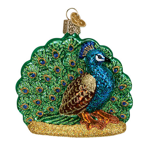 Old World Christmas Proud Peacock - No Box Nb1211