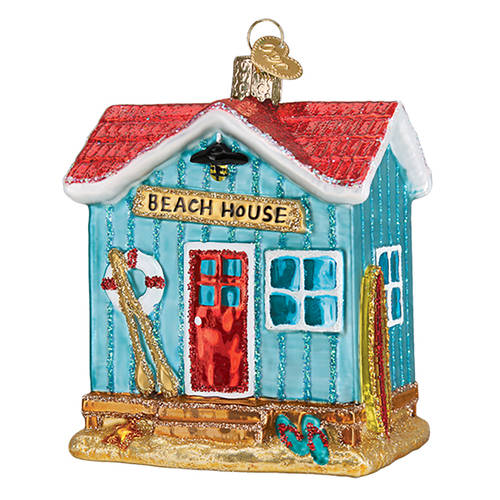 Old World Christmas Beach House - No Box Nb2895