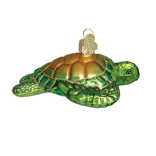 Old World Christmas Green Sea Turtle - No Box