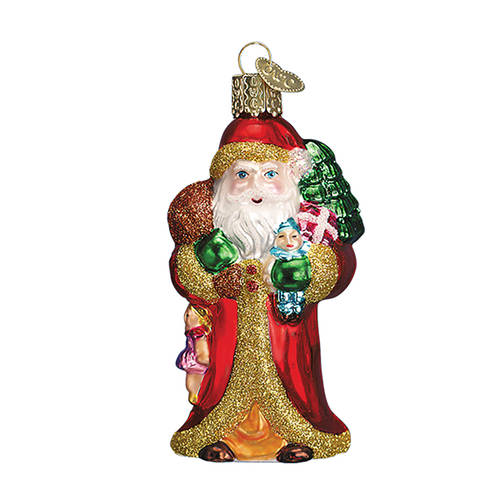Old World Christmas Father Christmas W/Gifts - No Box Nb2024