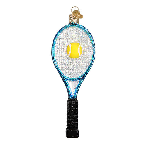 Old World Christmas Tennis Racket - Blue - No Box Nb2433