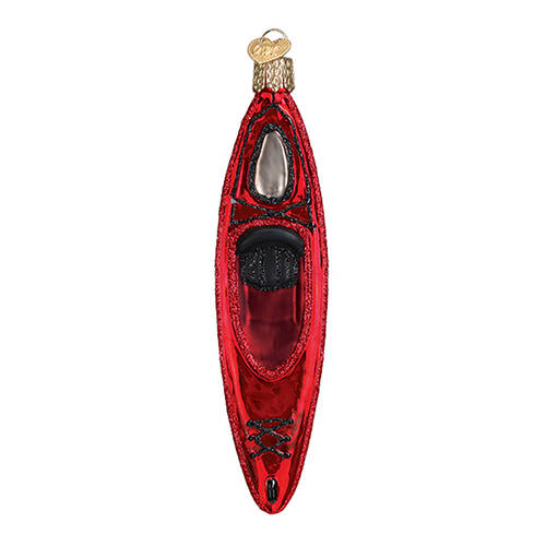 Old World Christmas Kayak - Red - No Box Nb1681