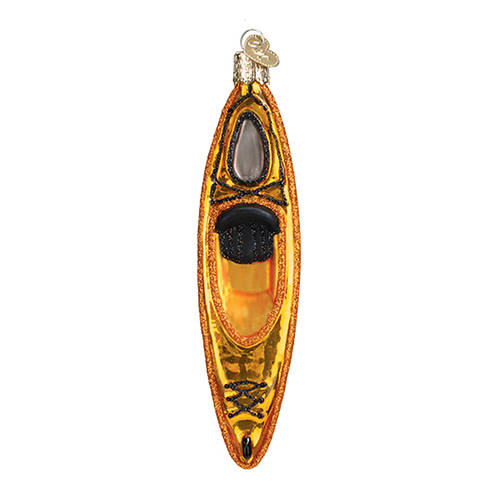 Old World Christmas Kayak - Yellow - No Box Nb1680