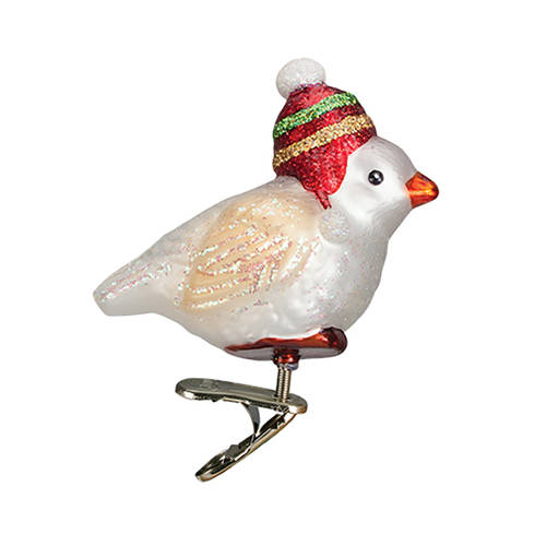 Old World Christmas Snowbird Red Hat - No Box Nb2079