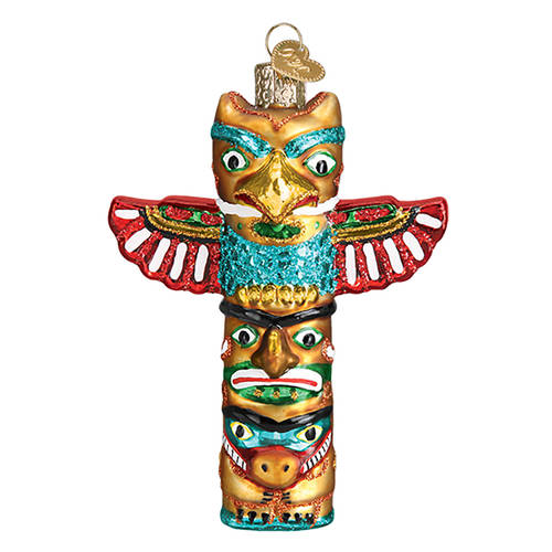 Old World Christmas Totem Pole - No Box Nb2843