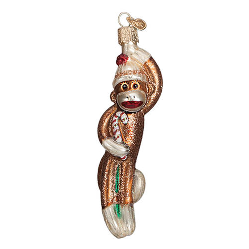 Old World Christmas Sock Monkey - No Box Nb2163