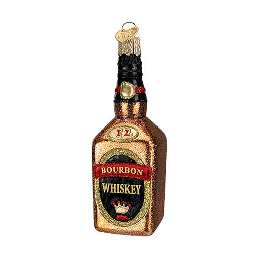 Old World Christmas Bourbon Whiskey Bottle - No Box Nb1620