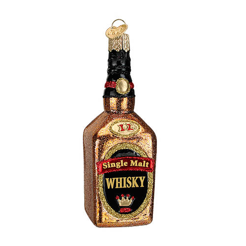 Old World Christmas Single Malt Whisky Bottle  - No Box Nb1619