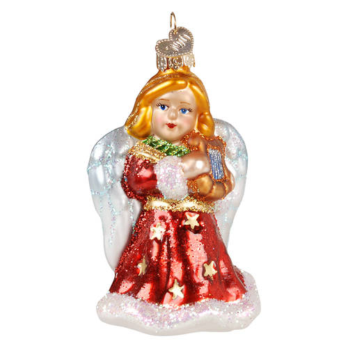 Angels Angel With Lyre-Red - No Box 57b