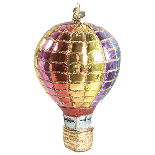 Old World Christmas Rainbow Hot Air Balloon - No Box