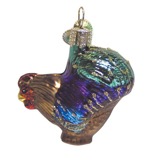 Old World Christmas Rooster-Muticolor - No Box