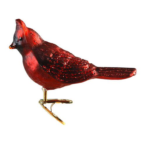 Birds - Clip-On Northern Cardinal-Matte - No Box