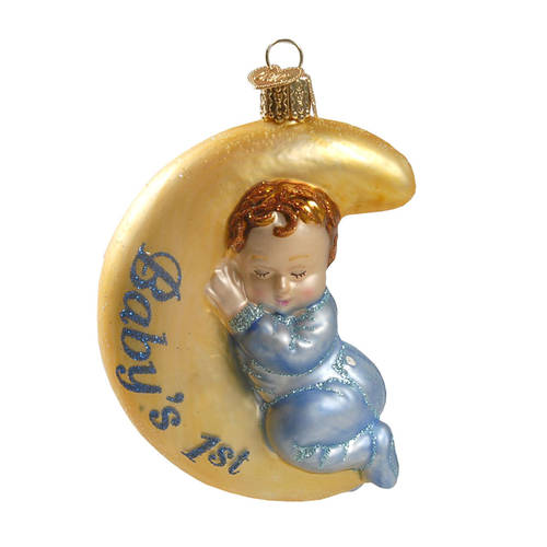 Old World Christmas Dreamtime Boy - Baby's 1st - No Box Nb1700