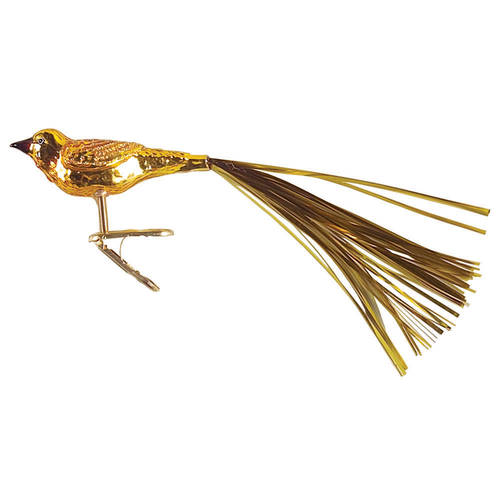 Old World Christmas Lovebird-Yellow Clip On - Nb1361, No Box