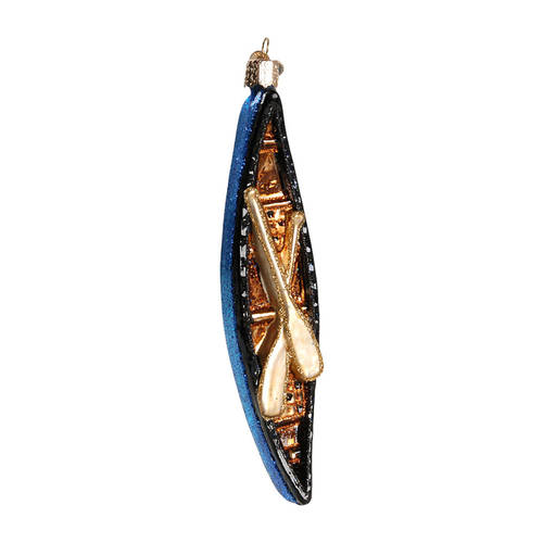 Old World Christmas Canoe-Blue - No Box Nb1270