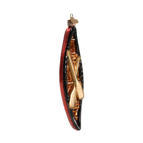Old World Christmas Canoe-Red - No Box Nb1269