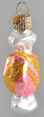 Old World Christmas Salt Water Taffy-Pink & Yellow - No Box Nb3212