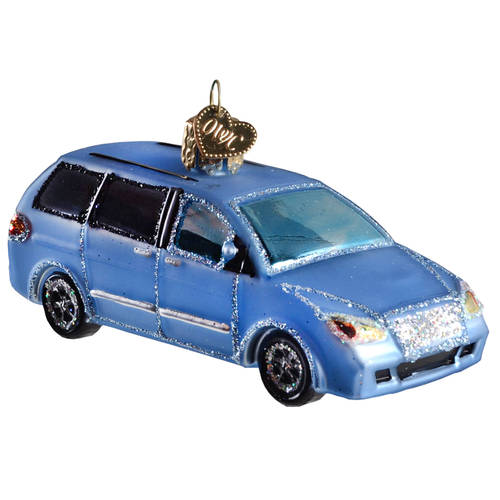 Old World Christmas Soccer Mom Minivan - No Box Nb3242