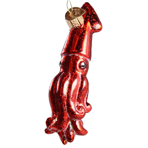 Old World Christmas Red Squid - No Box Nb3180