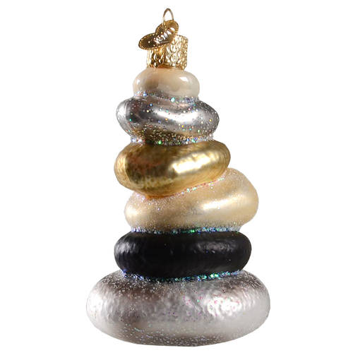 Old World Christmas Yoga Stones - No Box Nb2631
