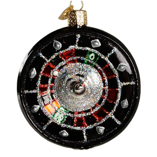 Old World Christmas Roulette Wheel - No Box Nb2431