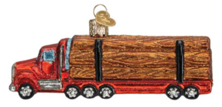 Old World Christmas Logging Truck - No Box Nb3327