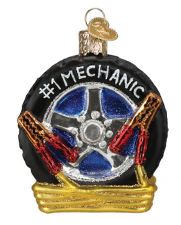 Old World Christmas Auto Mechanic - No Box Nb3321