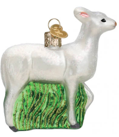 Old World Christmas Seneca White Deer - No Box Nb3404