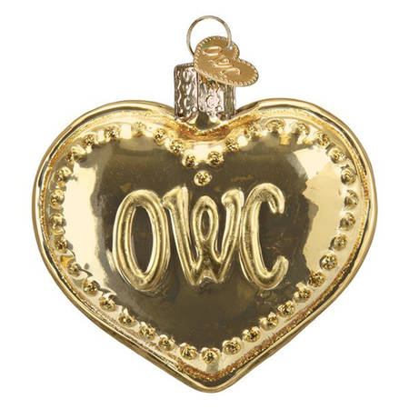 Old World Christmas Owc Heart - No Box Nb3417