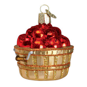 Old World Christmas Apple Basket - No Box
