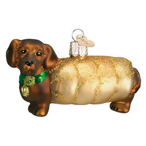 Old World Christmas Wiener Dog - Nb798, No Box