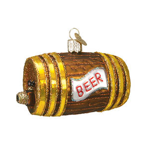 Old World Christmas Beer Keg - No Box