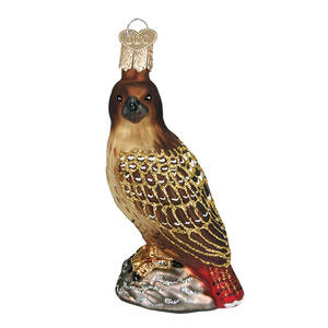Old World Christmas Red-Tailed Hawk - No Box