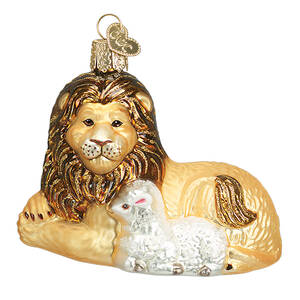 Old World Christmas Lion And Lamb - No Box