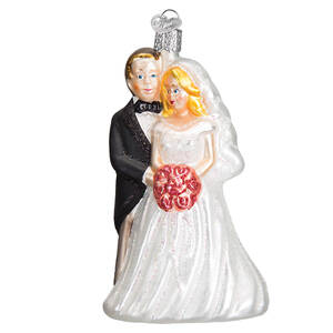 Old World Christmas Bridal Couple - No Box