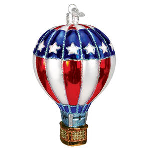 Old World Christmas Patriotic Hot Air Balloon - No Box