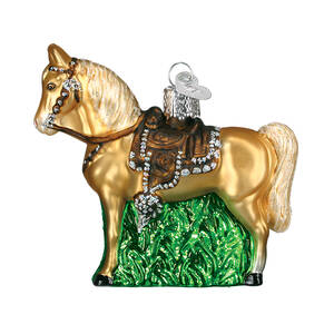 Old World Christmas Western Horse - No Box