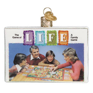 Old World Christmas The Game Of Life - Hasbro - No Box Nb3649