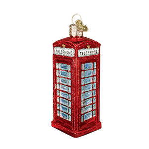 Old World Christmas English Phonebooth - No Box