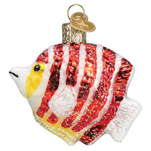 Old World Christmas Peppermint Angelfish - No Box Nb3410