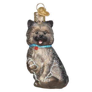 Old World Christmas Cairn Terrier - No Box Nb3395