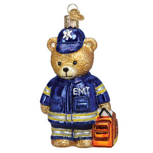Old World Christmas Emt Teddy Bear - No Box Nb3394