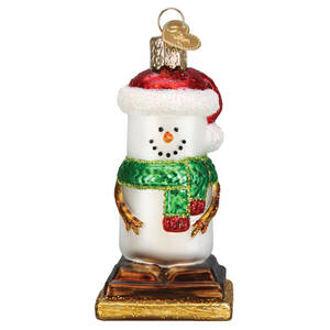 Old World Christmas S'Mores Snowman - No Box Nb3391