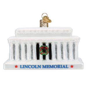 Old World Christmas Lincoln Memorial - No Box Nb3383