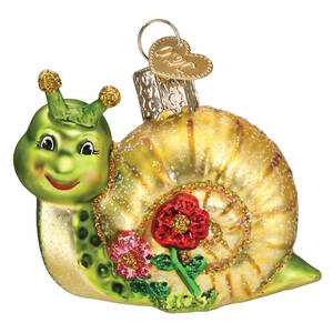Old World Christmas Smiley Snail - No Box Nb3372