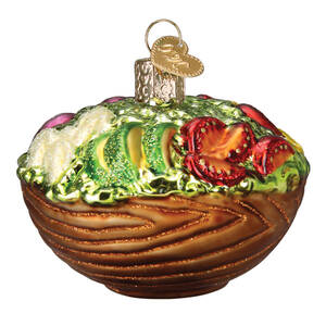 Old World Christmas Bowl Of Salad - No Box Nb3368