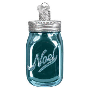 Old World Christmas Mason Jar - No Box Nb3363