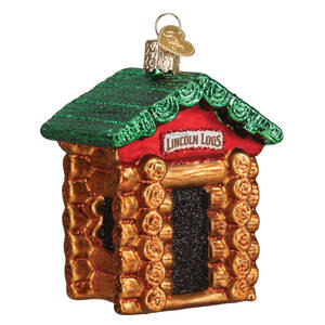 Old World Christmas Lincoln Logs - Hasbro - No Box Nb3300